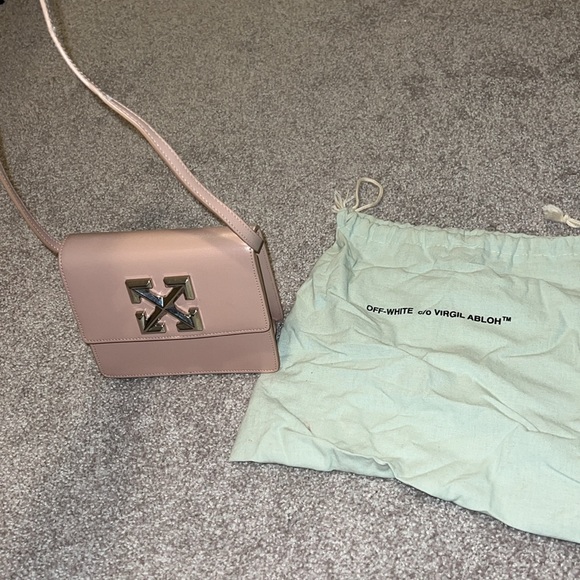 Light Pink Off White bag Light Worn - Picture 3 of 4